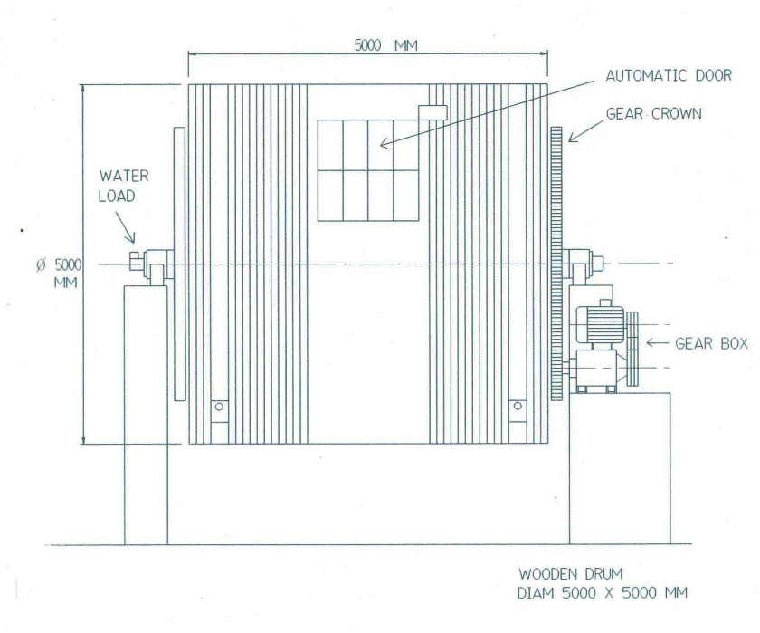 Bolcato Stefano - Technical drawing drum